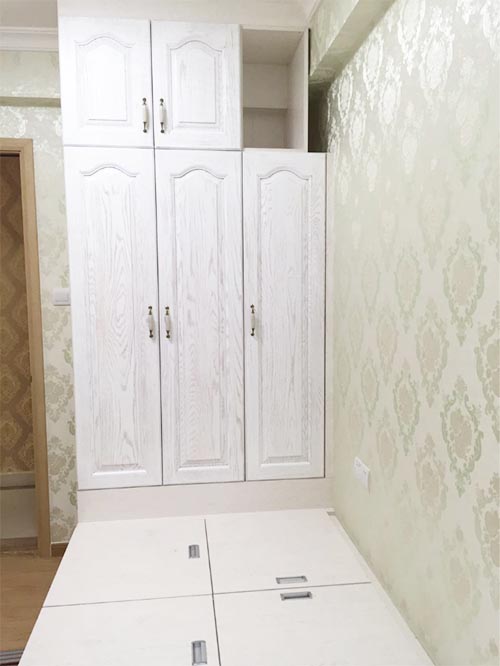 能當榻榻米用的儲物柜——佳兆業時代廣場多功能整體衣柜案例