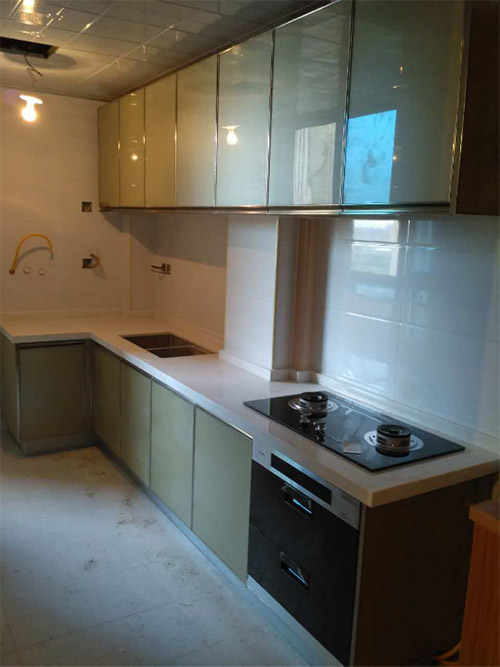 北大資源時光晶鋼櫥柜案例