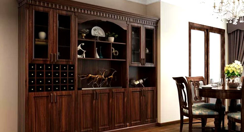 長沙哪里可以定制這么漂亮的酒柜呢？