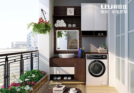 陽臺做成多功能儲物&休閑區，不僅僅是實用