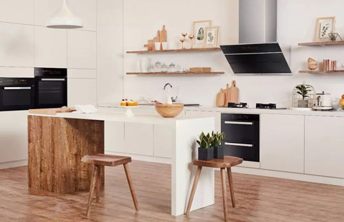 廚房櫥柜搭配小吧臺(tái)，讓生活更有儀式感